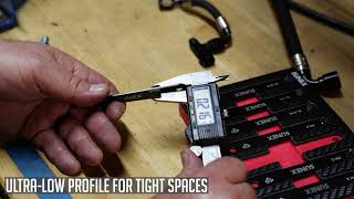 SUNEX® Tools | SXLPSD7 | Low Profile Diamond Coated Phillips® & Slotted 7 Pc. Screwdriver Set in EVA