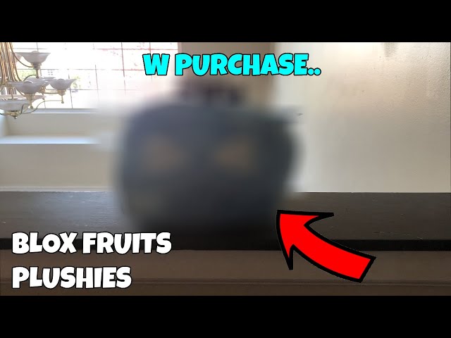 I Bought a BLOX FRUITS PLUSHIE, Is It Worth It? (ROBLOX) 