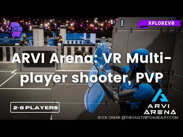 ARVI Arena: Multiplayer Laser Tag in VR @TheVaultVR class=
