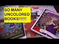 Uncolored Books In My Coloring Book Collection Part 1!