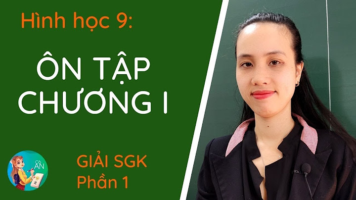 Bài tập ôn tập chương 1 hình học 9 sgk