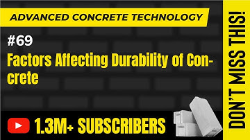 Factors Affecting Durability of Concrete - Durability of Concrete - Advanced Concrete Technology