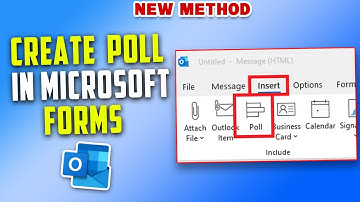 How to create a poll in Microsoft Forms in Outlook (Full Guide)