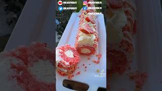 Strawberry shortcake cheesecake sushi @sweettreatsbygloria #dessertsushi #cheesecake #dessertreels Wealth