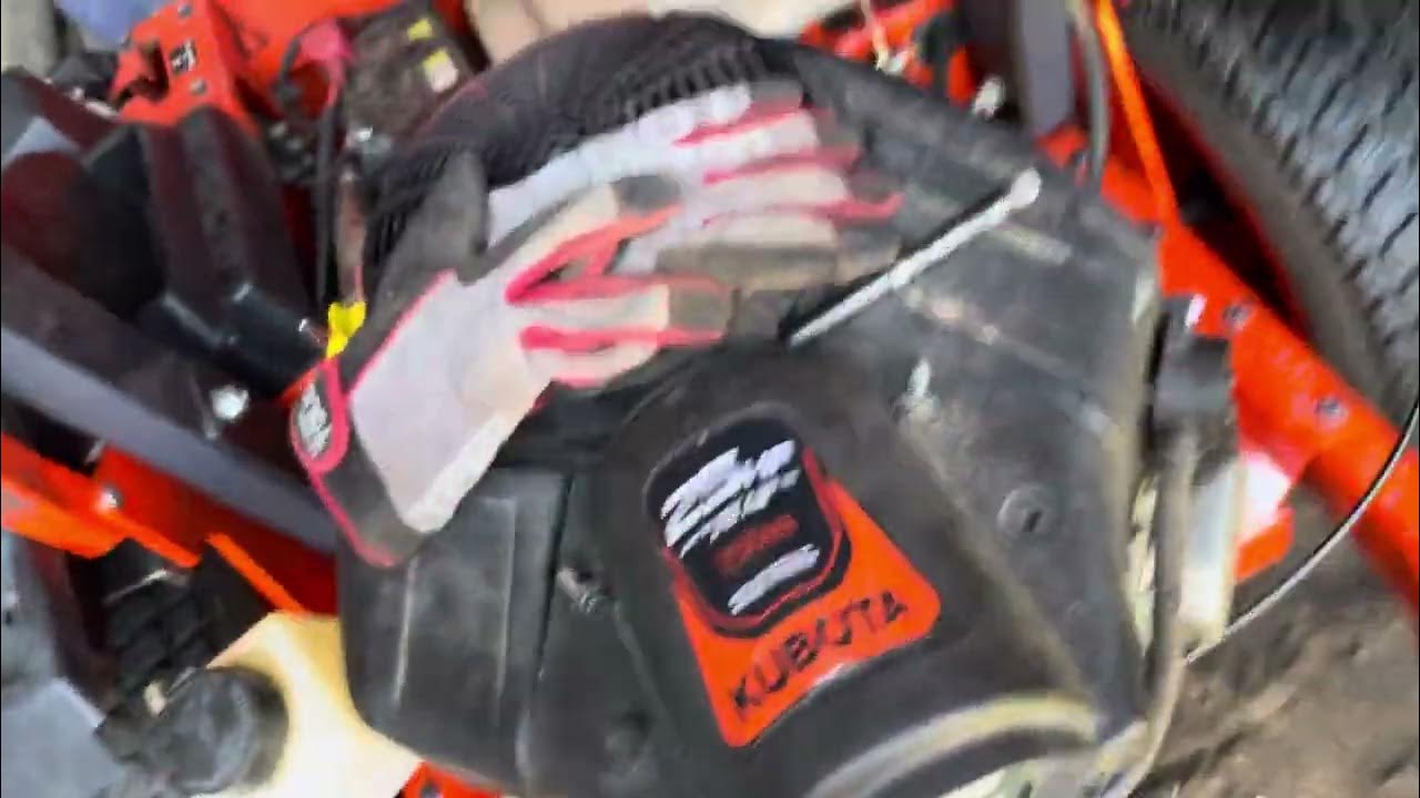 KUBOTA Z125e MUFFLER REPLACEMENT PART 2 YouTube