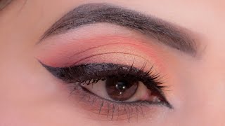 Simple & Easy Everyday Eye Makeup Tutorial With Winged Liner ll आँखों को बड़ा दिखाने का आसान Trick