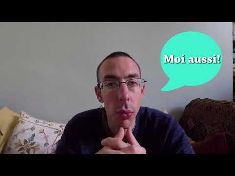 Hoe met iemand eens in het Frans: "moi aussi" - French Beginner Course