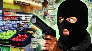 ROBBING A GROCERY STORE!! | I'll Take You To Tomato Town