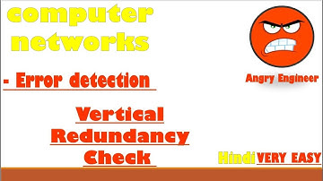 vertical redundancy check | error detection methods