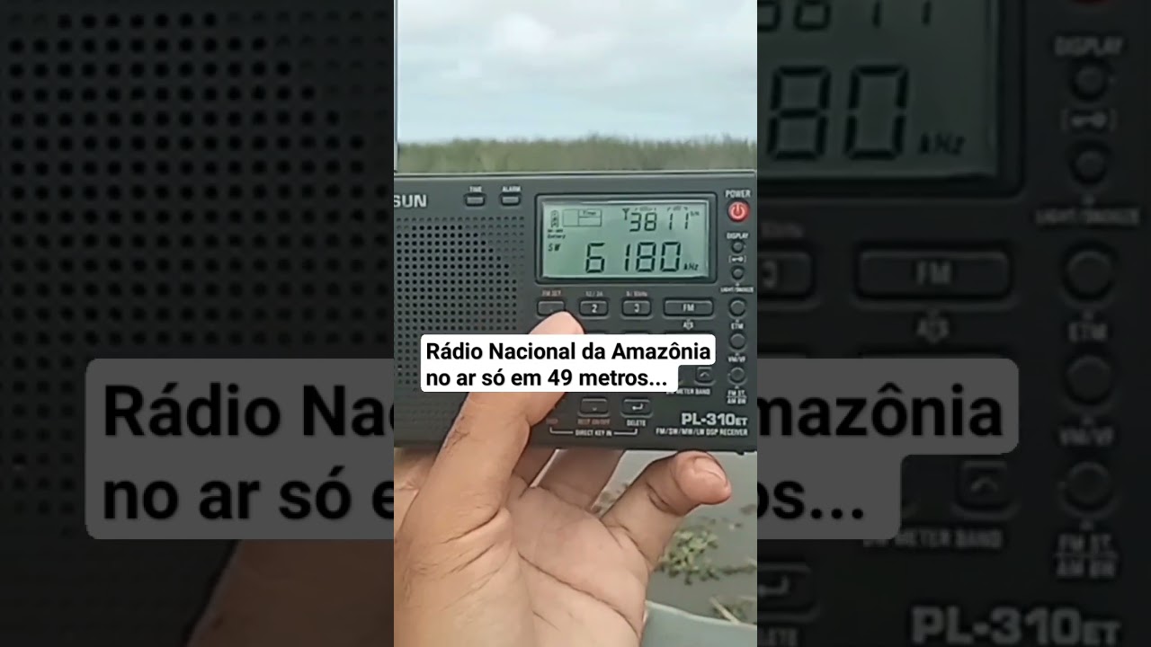 Rádio Nacional da Amazônia no ar só em SW 6.180 khz 