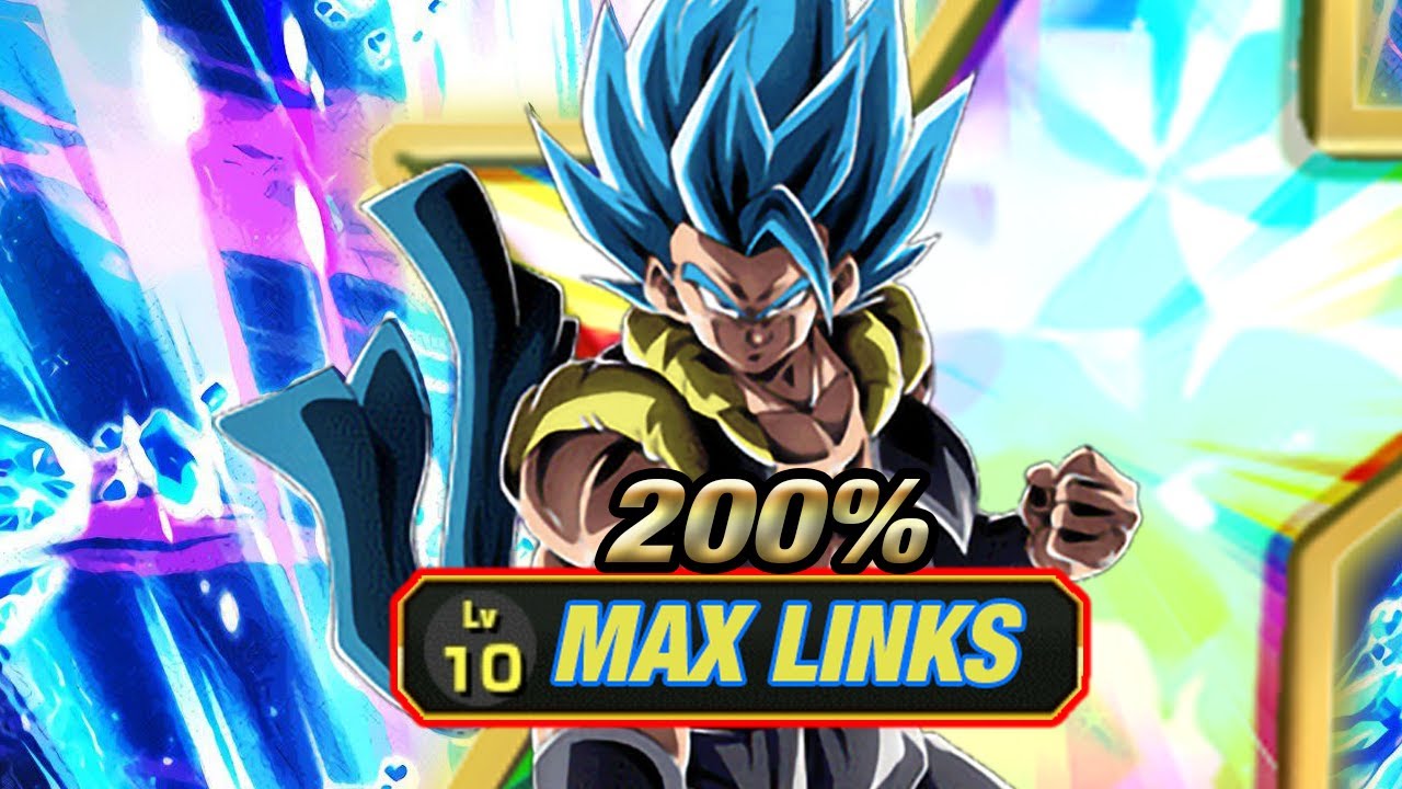 LR EZA STR YEAR 5 GOGETA RAINBOW MAX LINKS SHOWCASE!!! GUARANTEED CRITS  MEANS HEAVY DAMAGE!!! 