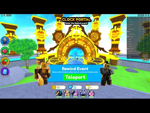 Toilet tower defense NEW CLOCK UPDATE! I Beat time factory!