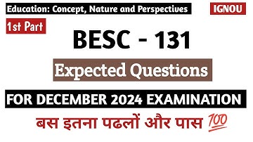 besc 131 december 2024 important questions | besc 131 important questions with answers 2024