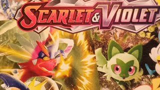 OPENING A SCARLETT AND VIOLET BOOSTER BUNDLE BOX.