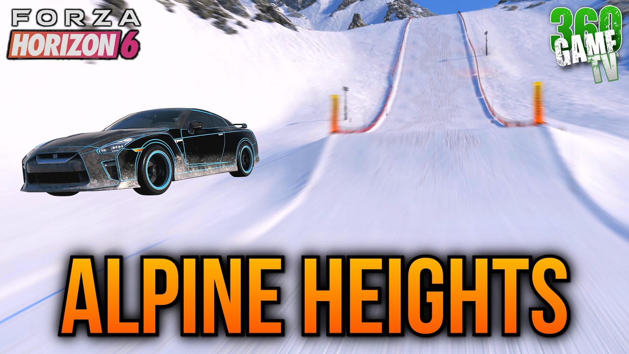 Forza Horizon 6 Alpine Heights Danger Sign Guide - Winter Festival