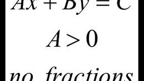 Standard Form -  Lesson 6.3