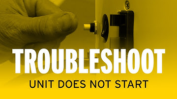 Central vacuum does not start