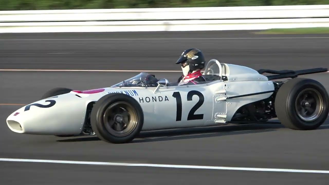 【宮城光さん】V12のホンダF1マシン RA272 デモラン栃木Honda祭り2023