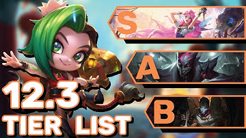 My Strategy & Tierlist For Climbing Patch 12.3 | TFT Guide Teamfight Tactics