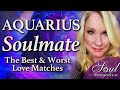 If you are an Aquarius! Soulmate or Stalemate? Best and Worst Love Matches for all 12 signs.