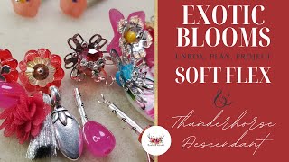 Unboxing & Crafting with Soft Flex Company Exotic Blooms Design Kit | Thunderhorse Descendant