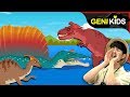 [GoGo! Dino Explorers] Spinosaurus vs. Tyrannosaurus vs. Parasaurolophus
