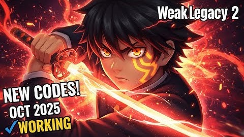 Weak Legacy 2 Codes October 2025 – NEW Working Codes!