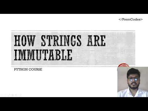 How Strings are Immutable | PremCodes | Python Programming