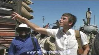 The busy port of Mogadishu, Somalia
