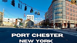 Driving Port Chester New York 4K