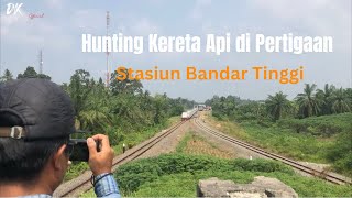 Mendadak Ramai !!! Stasiun Bandar Tinggi Di Lalui Banyak Kereta Masa Mudik Lebaran 2023