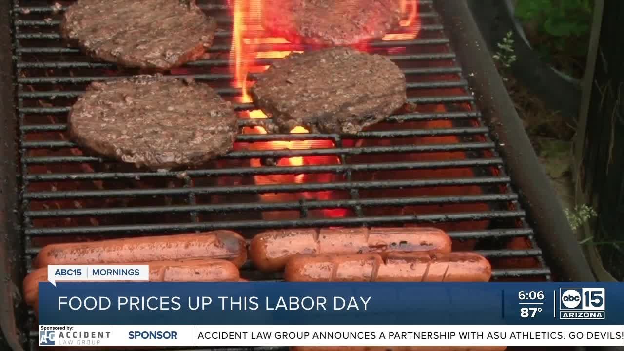 Food prices up this Labor Day - YouTube
