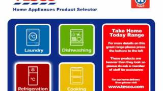 Tesco - Interactive Touch screen - Main Menu