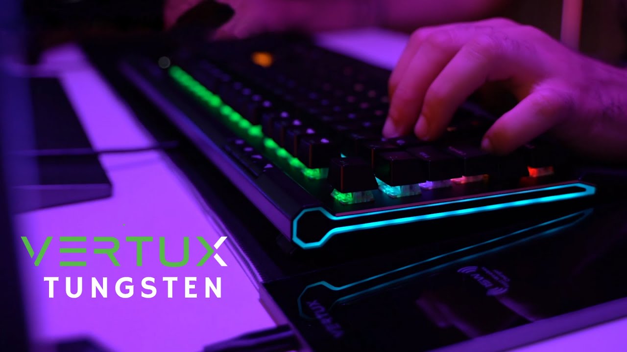 Vertux Tungsten Hyper Action Mechanical Gaming Keyboard YouTube