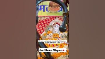 खाटू श्याम जी || Khatu Shyam Ji Ringas Jaipur ||  #khatushyam #kanhiyamittal  #shorts #shortsvideo