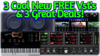 3 New FREE VSTs & Holiday Deals - SSL, Aurora Dsp, Black Salt Audio (Monster Keys 2, X-Delay, LoFi)