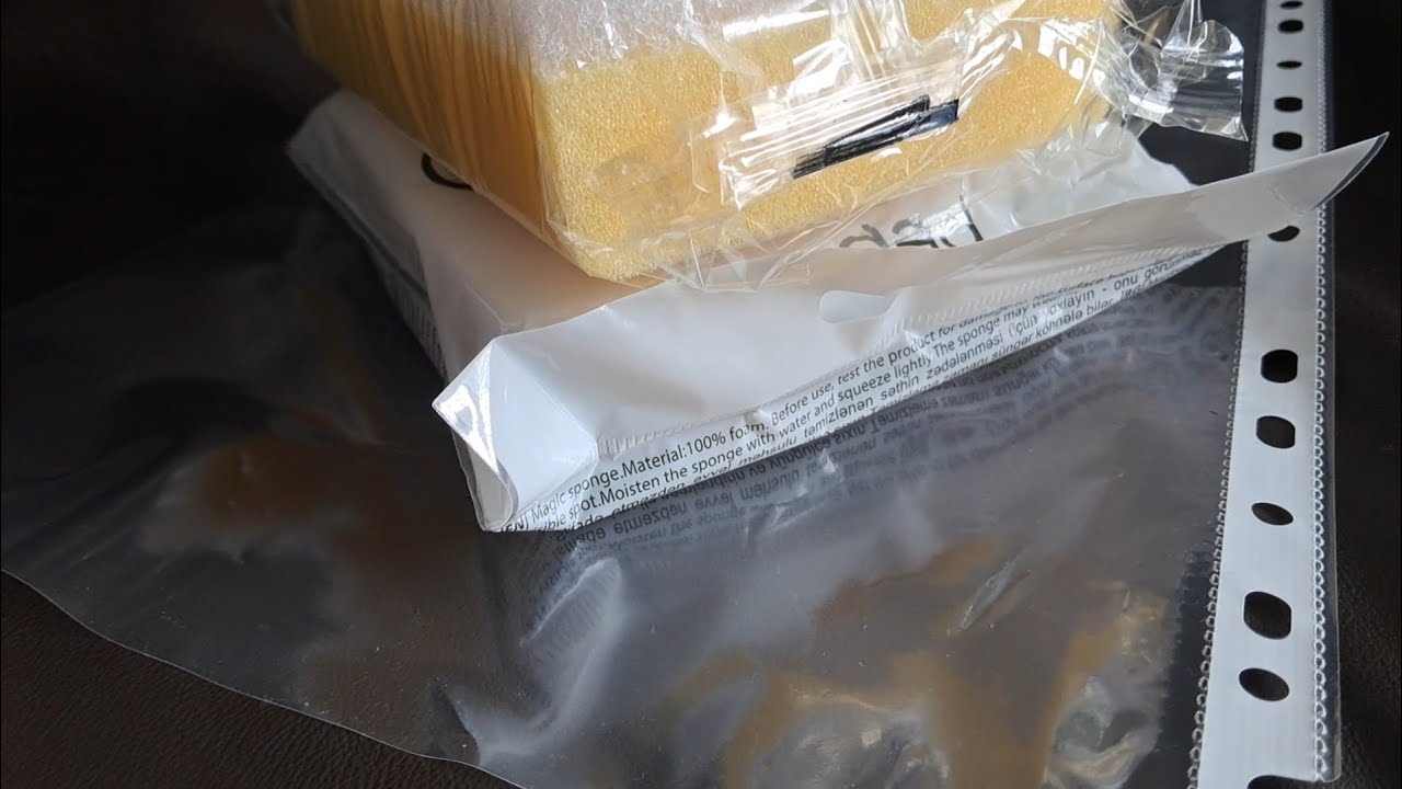 ASMR plastic crinkles / wrapper sounds / squeezing crinkly packaging ...