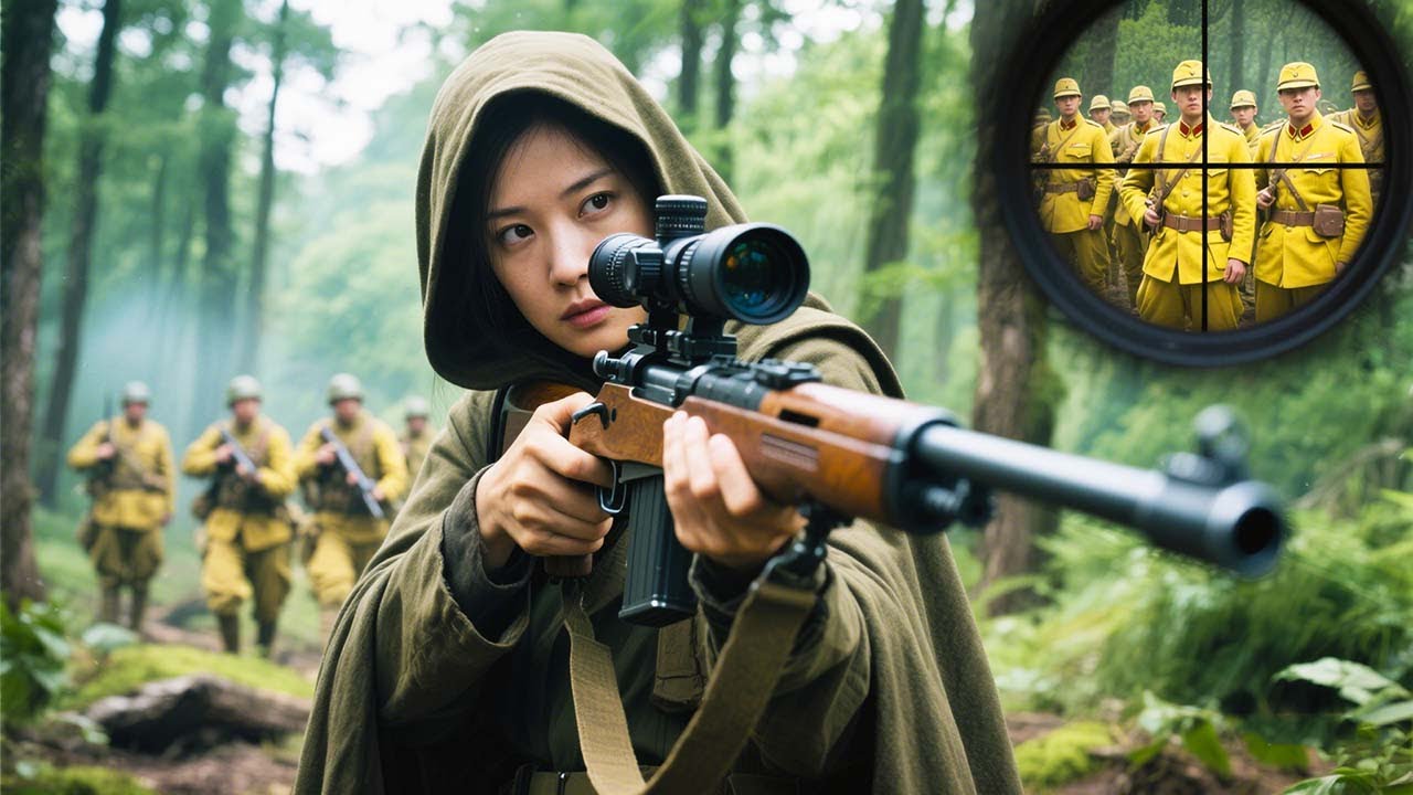2025槍神電影！美女狙擊手單槍匹馬橫掃整個日軍中隊，彈無虛發殺出血路 🔥 抗日 | Kung Fu