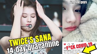 Twice's Sana reassures fans she's all right at end of 14-day quarantine screenshot 5