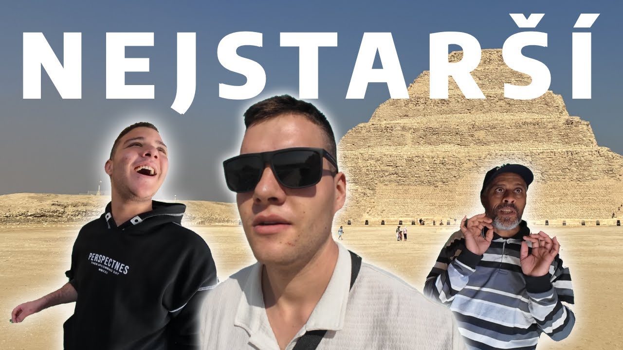 Navštívil Jsem Nejstarší Pyramidu, Sakkára Egypt!🇪🇬