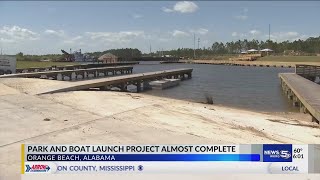 Park and boat launch project almost complete
