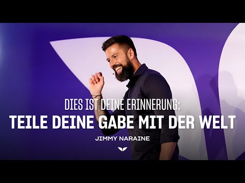 Dies ist deine Erinnerung: Teile deine Gabe mit der Welt