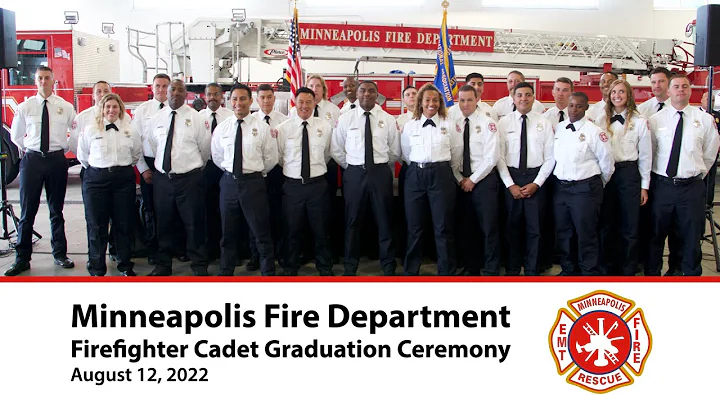 August 12, 2022 Minneapolis Firefighter Cadet Grad...