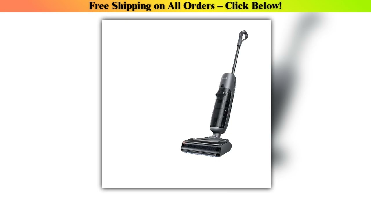 ILIFE W90 Pro Cordless Wireless Wet Dry Smart Mop Washing ,7000Pa Suction, 1Min Self Cleaning,