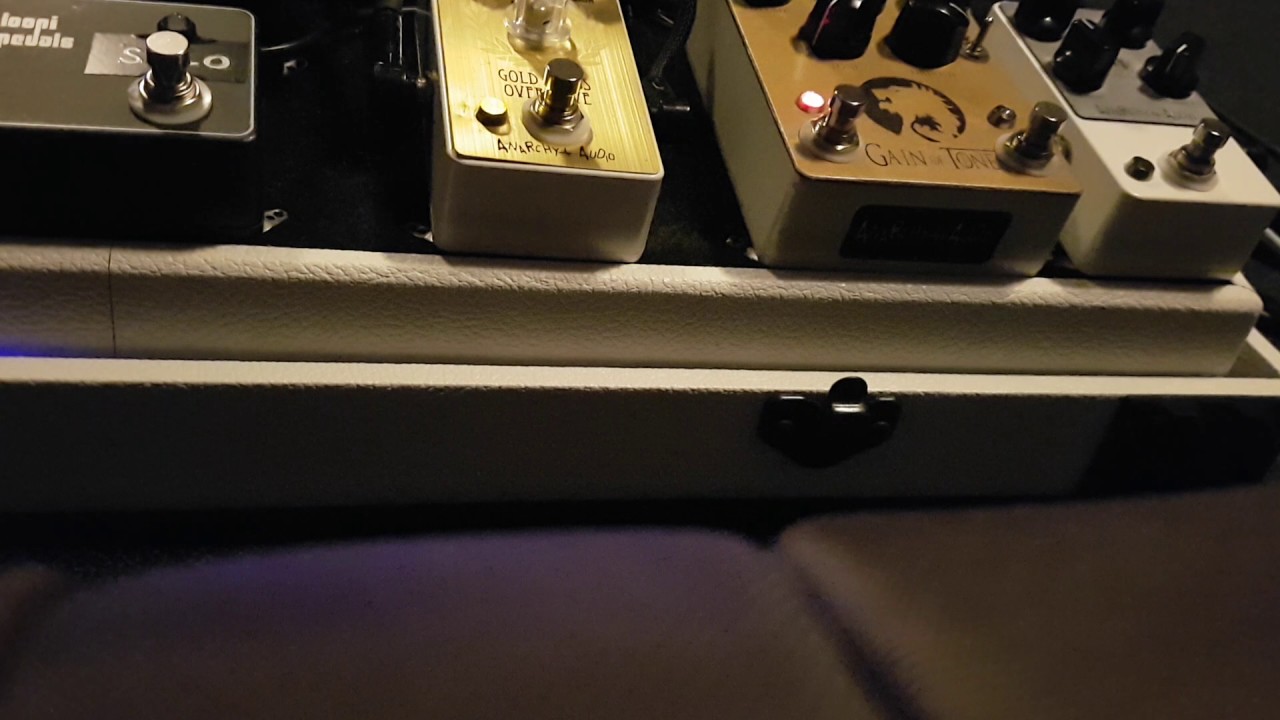 This is a crap camera phone video of three Anarchy Audio guitar pedals