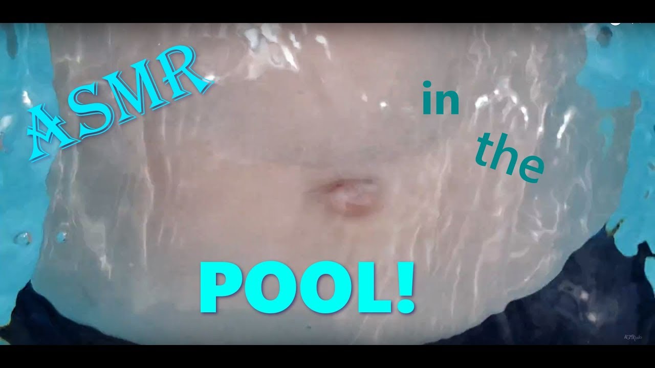 ASMR Swimmingpool belly Swimming Belly button Water Music