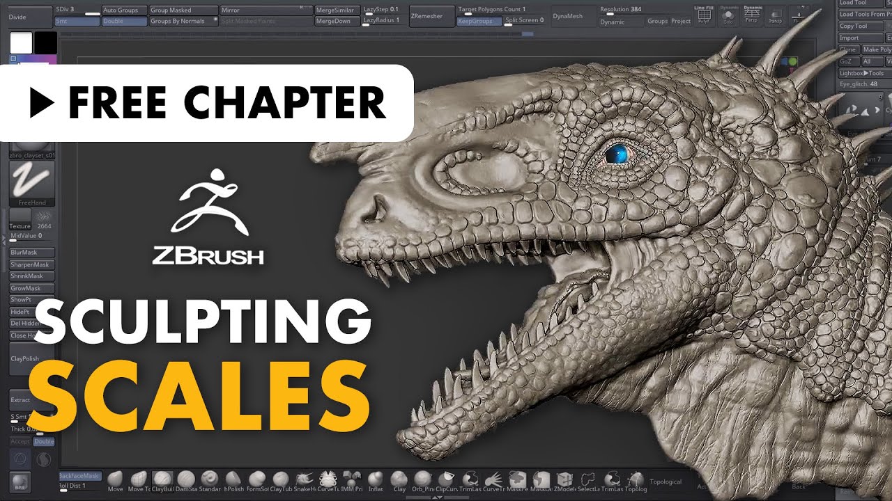 how to scale part of a model in zbrush