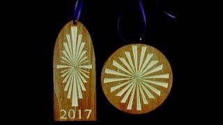 https://www.mychipcarving.com How to chip carve a Christmas ornament. Avoiding chip out. More chip carving tutorials and ...