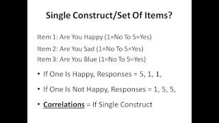POST Part 1 Scale Reliability