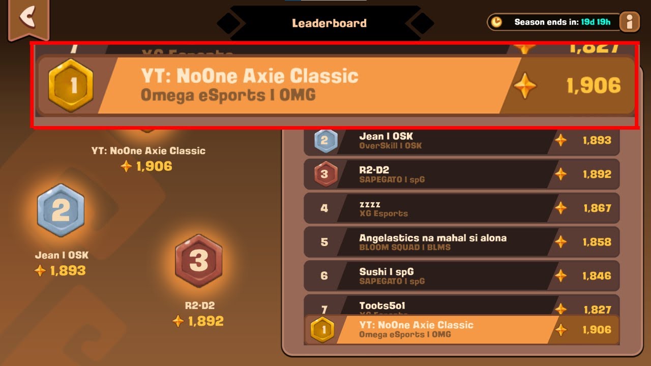 Rank 1 Grind on Day 1 | Axie Classic Gameplay - YouTube